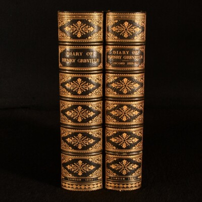 1883-1884 2Vols Leaves from the Diary of Henry Greville Viscountess Enfield S...-image