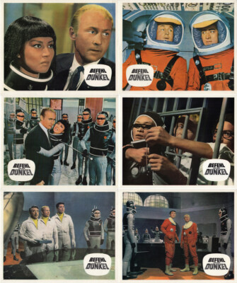Godzilla vs. Monster Zero Befehl aus dem Dunkel 6 German lobby cards Kaijû -image