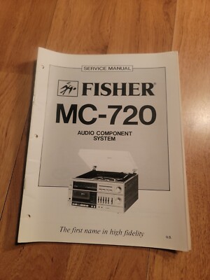 Fisher MC 720 Stereo System Service Manual -image