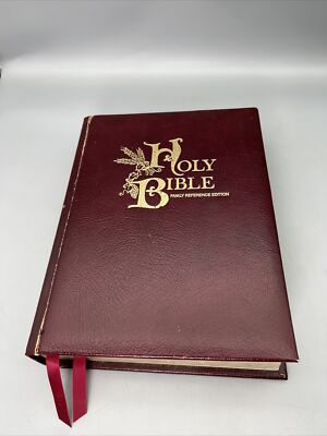 Holy Bible Family Reference Edition King James Version Imitation Leather ED 1971-image