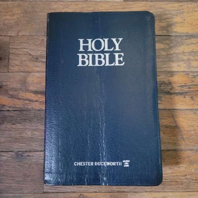 Holy Bible KJV Words of Christ in Red References, Bonded Leather, 1994 Zondervan-image