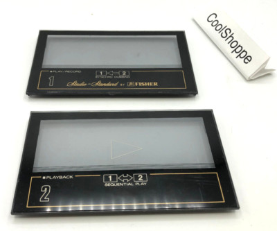 Front Panels for FISHER CR-W36 Stereo Double Dual Cassette Deck parts-image