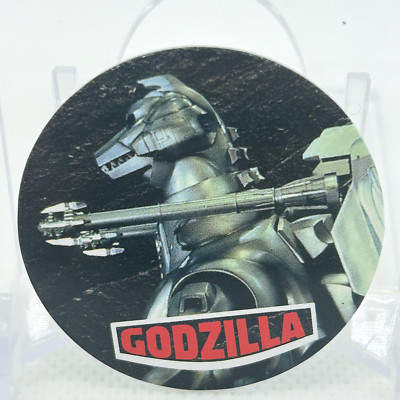 GODZILLA 1995 Vintage Rare card menko Cap Collection Amada Japanese #31-image