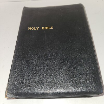CHAIN REFERENCE BIBLE 1934 Thompson 3rd Edition REPRINT Kirkbride LEATHER  Used-image