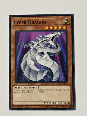 1996 Yu-Gi-Oh! Cyber Dragon Machine/Effect LEDD-N801 First Edition-image