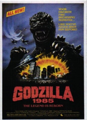 Godzilla 1985 The Legend is Reborn Godzilla 2000 Custom Movie Card-image