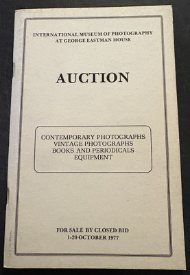 International Museum of Photography Eastman catalog books photography art 1977-image