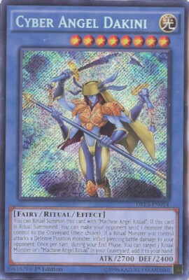 Yu-Gi-Oh Card - DRL3-EN014 - CYBER ANGEL DAKINI (secret rare holo) - NM/Mint-image