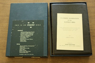 Scofield Reference Edition Holy Bible genuine morocco 1945 Oxford-image