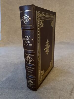 Easton Press Famous Editions John Brown's Body Stephen Vincent Benet NrMINT LA-image
