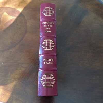 Einstein His Life and Times + Shakespeare of London Collector's Ed. Leatherbound-image