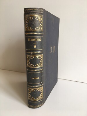 By HENRI HEINE - Lutèce - 5th Edition Michel Lévy 1859 Letters Political Life-image