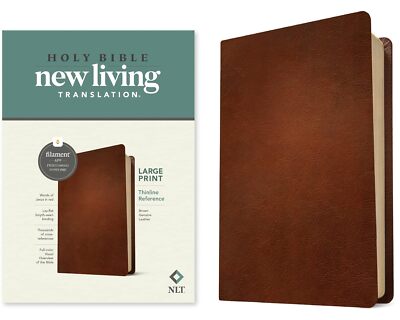 Large Print Genuine Leather Thinline Reference Bible Filament-Enabled Edition-image