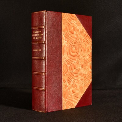 1891 Haydn's Dictionary of Dates and Universal Information Benjamin Vincent-image