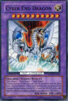 YU-GI-OH CYBER END DRAGON PROMO SUPER PARALLEL RARE N/MINT MF02-EN003-image