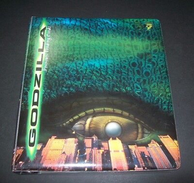 1998 Inkworks Toho GODZILLA Movie 72 card set and Binder-image