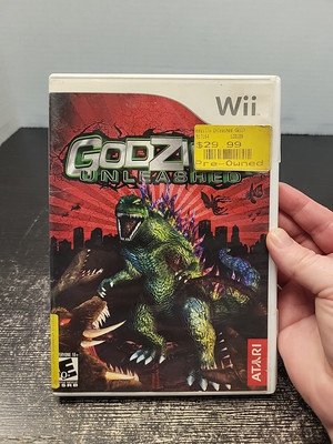 Godzilla Unleashed Nintendo Wii 2007 No Manual Tested Read Description -image