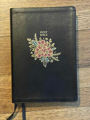 Deluxe Reference Bible~KJV~Large Print~Red Letter~Leather~Gold Leaf Edges-image