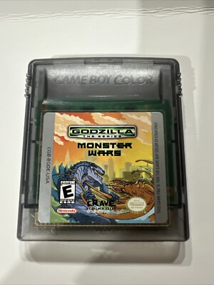 Godzilla: TAS - Monster Wars (Game Boy Color, 2000) Cart Only TESTED WORKING-image