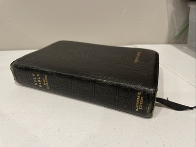 Holy Bible Ready References Missionary Edition LDS Mormon KJV Leather-image
