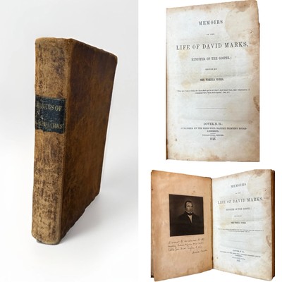 Memoirs Of The Life Of David Marks Minster of the Gospel, 1846-image
