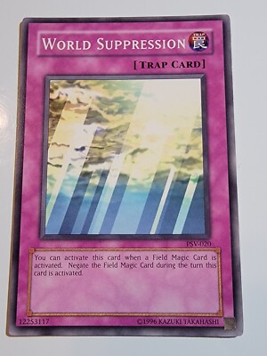 World Suppression PSV-020 Common Unlimited Yugioh-image