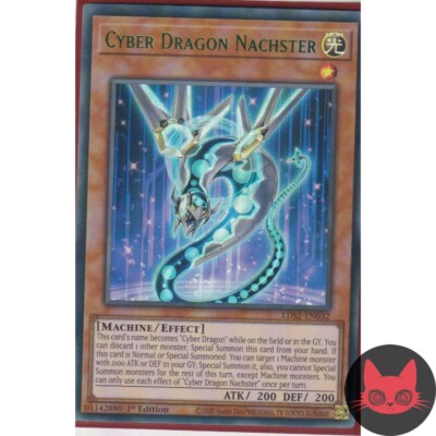 Yugioh Cyber Dragon Nachster LDS2-EN032 Green Ultra Rare 1st Edition NM-image