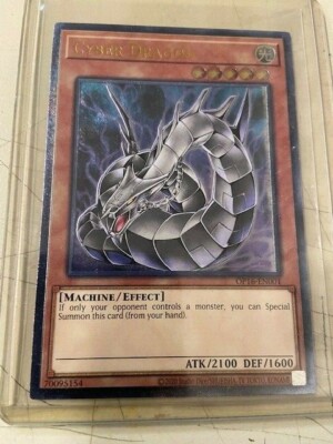 YuGiOh! CYBER DRAGON OP16-EN001 ULTIMATE RARE OTS 