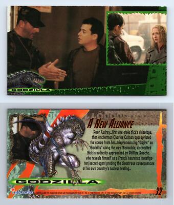 A New Alliance #32 Godzilla 1998 Inkworks Supervue Trading Card-image
