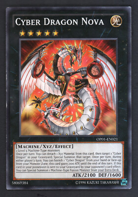 YugiOh : Cyber Dragon Nova - OP01-EN021- Common Unimited LP Light Play-image