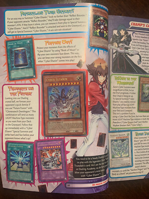 THREE Shonen Jump Mags w/ Yugioh Cards: Cyber Eltanin, 100 Eyes Dragon, Golem -image