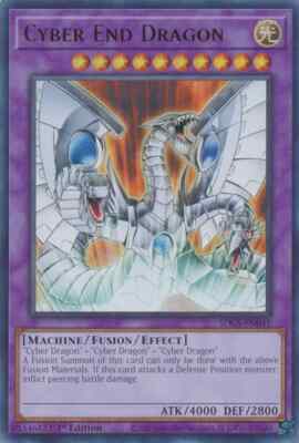 Yugioh Cyber End Dragon SDCS-EN041 Ultra Rare 1st Edition NM-image