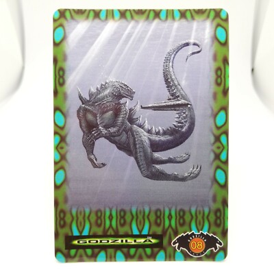 No.08 Godzilla Hollywood movie Card Japan 1998 BANDAI TOHO MADE in JAPAN TCG-image