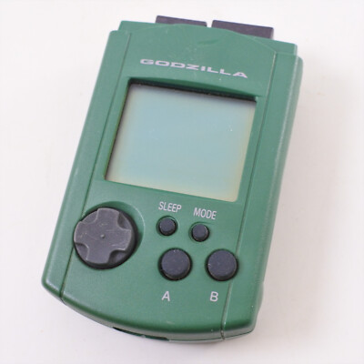 Dreamcast Visual Memory GODZILLA HKT-7000 NO Cap Sega Official VMU 6316 dc-image