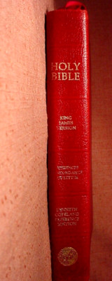 Early Kenneth Copeland Original Leather Bound Holy Bible Reference Edition 1972-image
