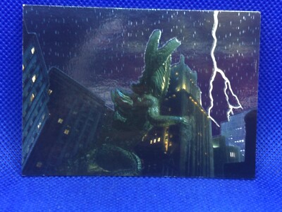 Godzilla HOLO Prisim card TM＆ TOHO Co 1998 Movie Vintage rare  F/S 2-image