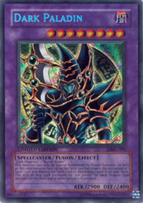 Lightly Played, English Yu Gi Oh Dark Paladin - DMG-001 - Secret Rare - Limited -image