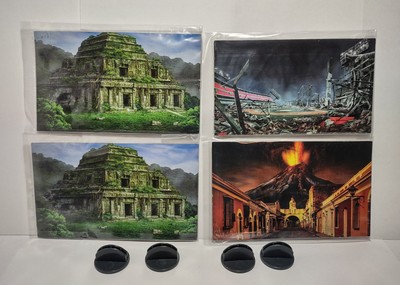 Godzilla King Of The Monsters Kings Movie Photo Cards Stands 8pc Jacks 2019 New-image