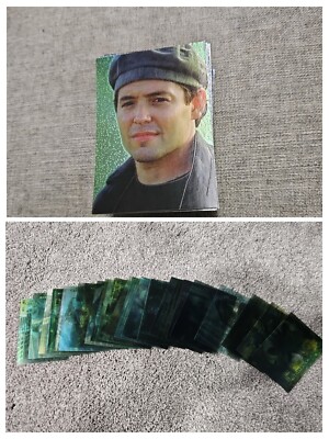 1998 Godzilla Metal Tex Set - Complete 60 Cards + Complete Taco Bell Lenticular-image