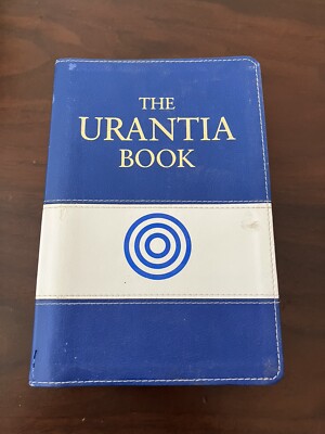 The Urantia Book INSCRIBED SIGNED Reference Ed Leather Binding Metaphysics-image