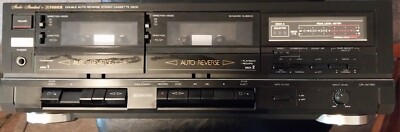 Fisher Double Auto Reverse Stereo Cassette Deck -image