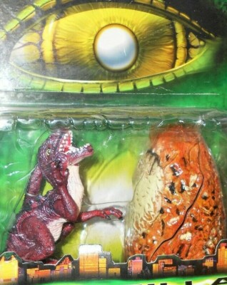 Godzilla 1998 HAMMER TAIL baby godzilla & hatching egg trendmasters toybiz moc-image