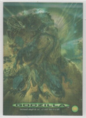 1998 Toho GODZILLA Movie Holographic Motion card #69-image