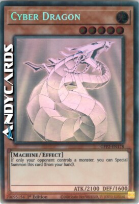 CYBER DRAGON • (Cyber Drago) • Rare Ghost • GFP2 EN178 • 1Ed • Yugioh! ANDYCARDS-image