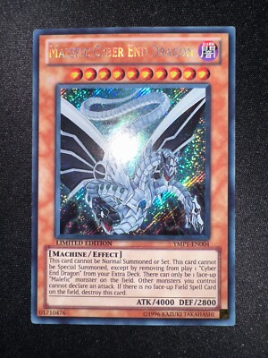 Yu-Gi-Oh! Malefic Cyber End Dragon YMP1-EN004 Secret Rare Holo YuGiOh Card - VLP-image