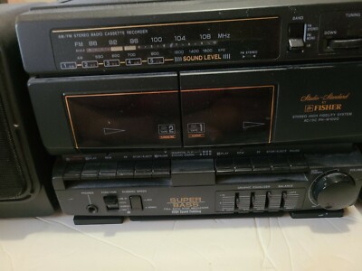Fisher Ph-W1000 Dual Cassette Deck AM/FM Stereo -image
