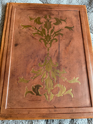 1944 Vintage Illustrated Leather Bound Golden Dictionary by Ellen Wales Walpole-image