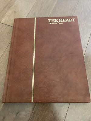 Vintage Torstar Books The Human Body The Heart The Living Pump Leather Bound-image
