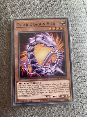 Cyber Dragon Vier - SDCS-EN006 - Common Unlimited Yugioh-image