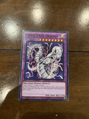 Yu-Gi-Oh! TCG Cyber Twin Dragon Legendary Dragon Decks LEDD-ENB26 1st Edition...-image